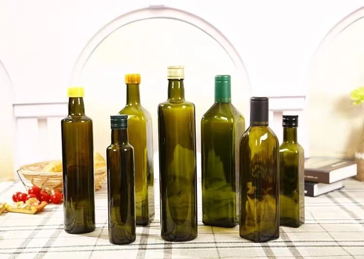 Dark Green Olive Oil Glass Bottles Dark Green Olive Oil Glass Bottles