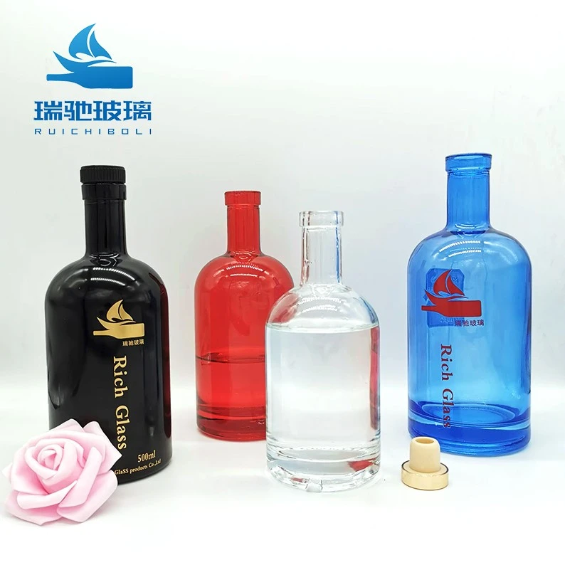 750ml glass bottles with corks