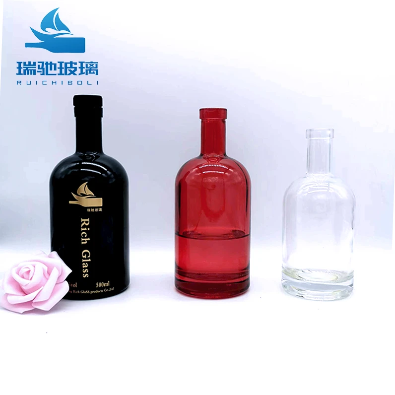 750ml glass bottles with corks