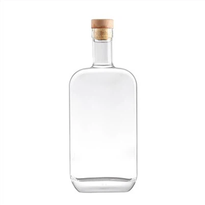 Crystal White Vodka Glass Bottle
