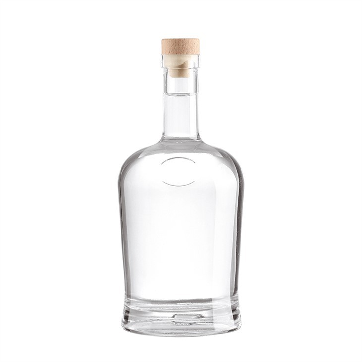 Transparent Vodka Bottle