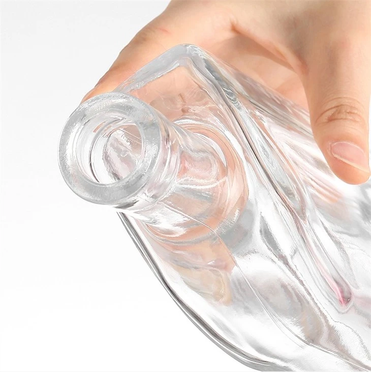Flattened Glass Bottles