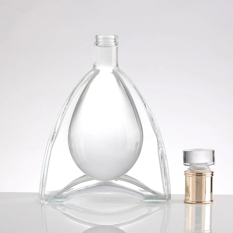 Double Wall Triangle Glass Bottle suppliers