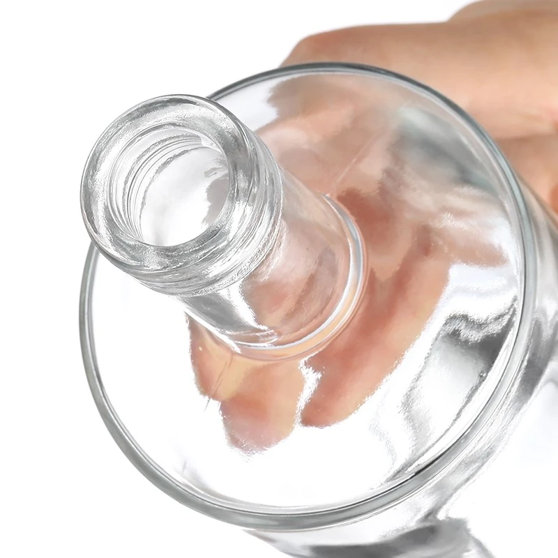 70cl Silk Screen Printing Glass Whiskey Bottle