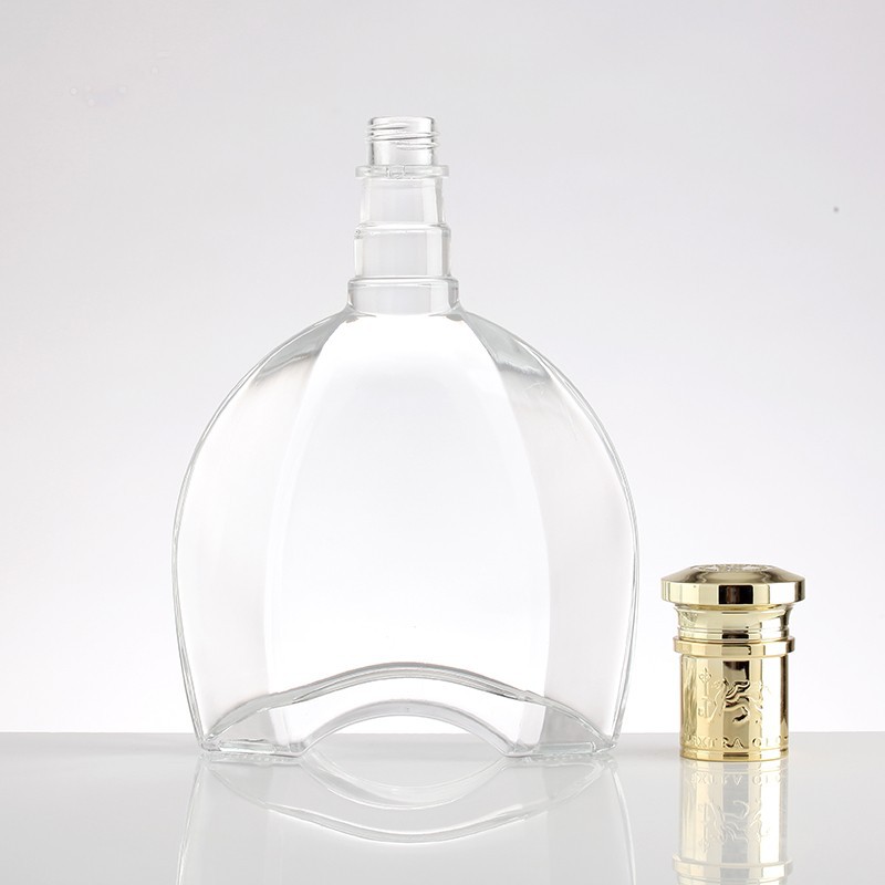 Curved Body Glass Liquor Bottle suppliers