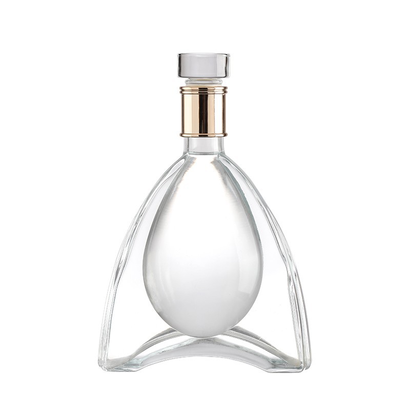 Double Wall Triangle Glass Bottle
