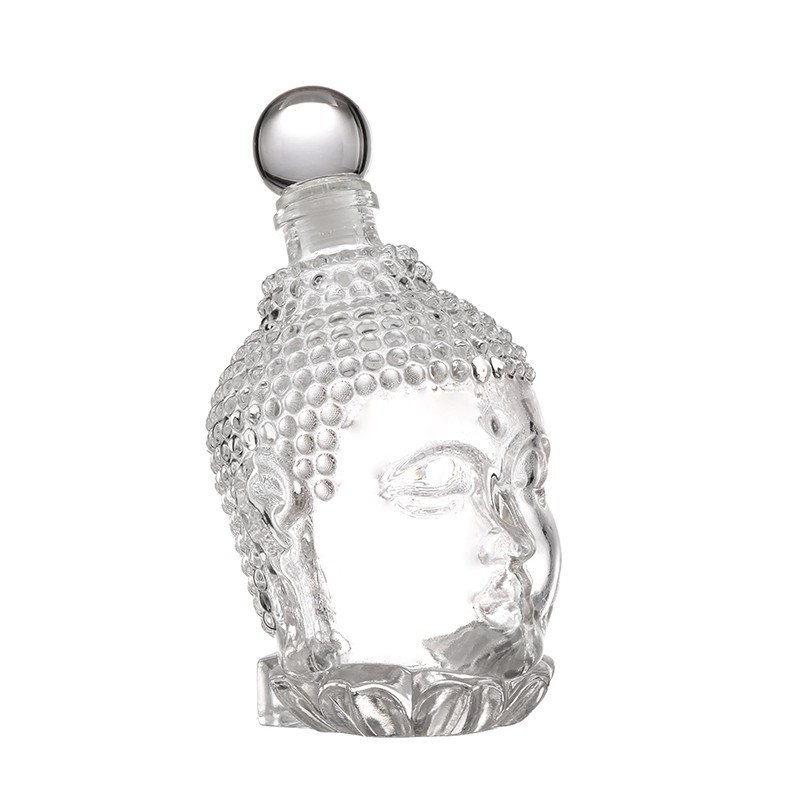 Unique Buddha Face Glass Bottle best