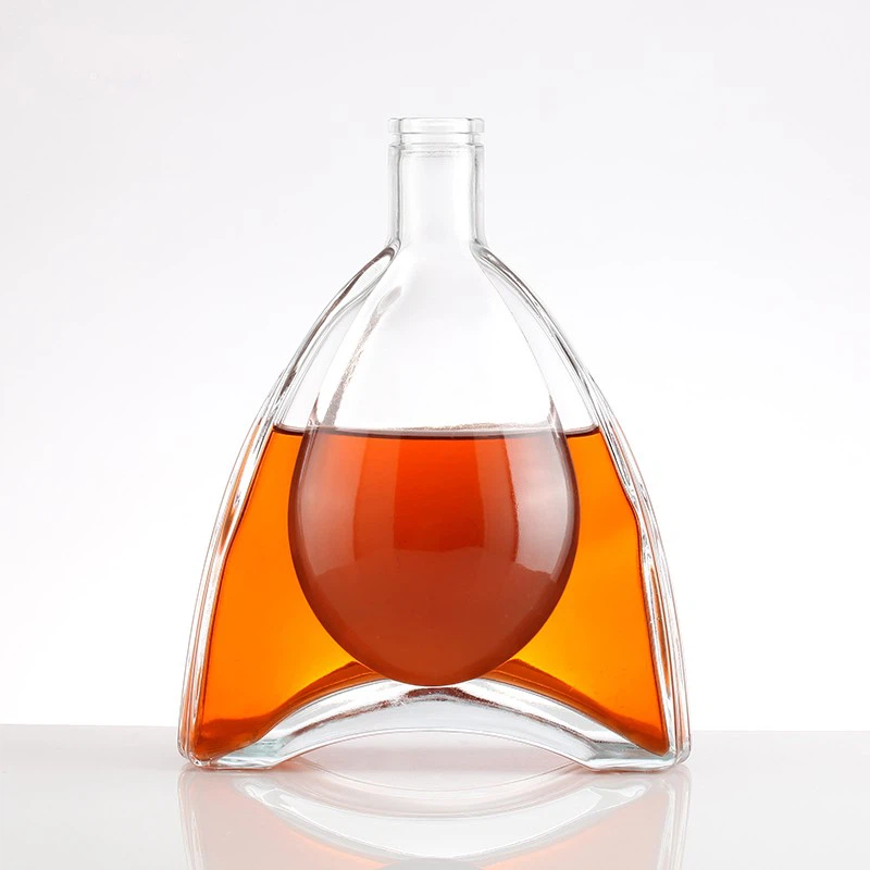 Double Wall Triangle Glass Bottle high quality