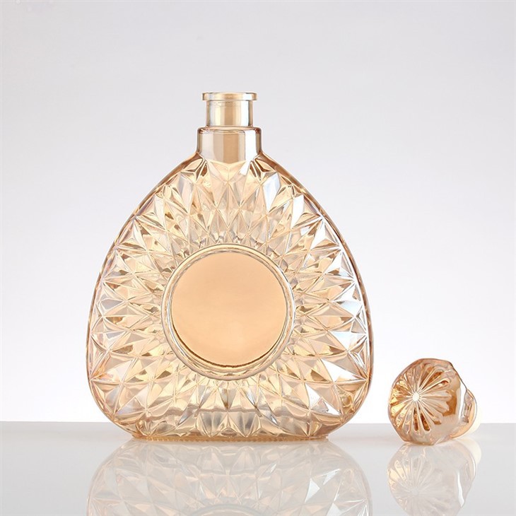 Amber Crystal Glass Wine Bottle best