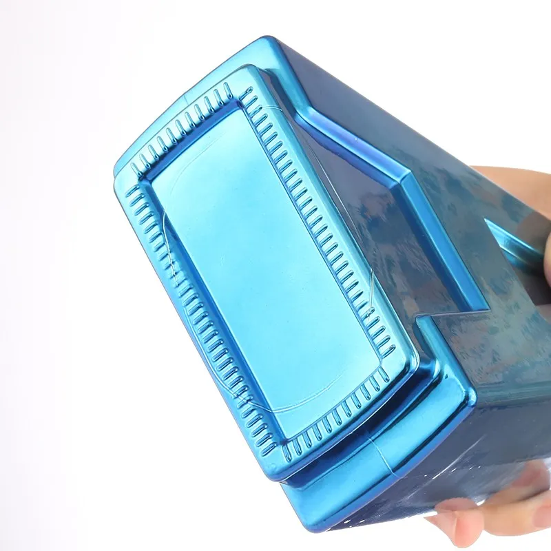 Blue Electroplated Glass Bottle high quality