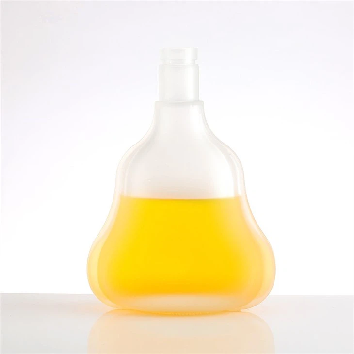 White Frosted Gourd-shaped Glass Bottle suppliers
