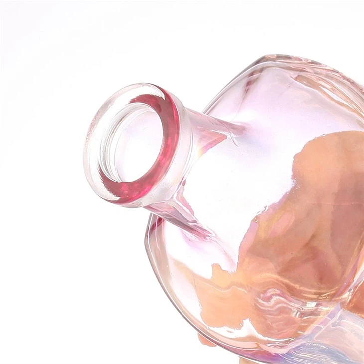 Pink Color Square Bottle 500ML