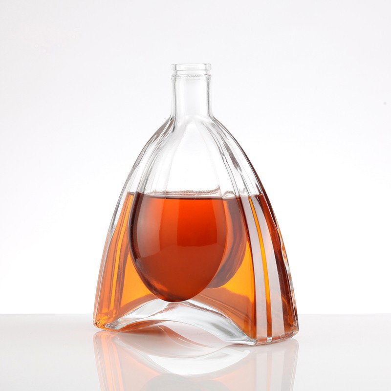 Double Wall Triangle Glass Bottle price