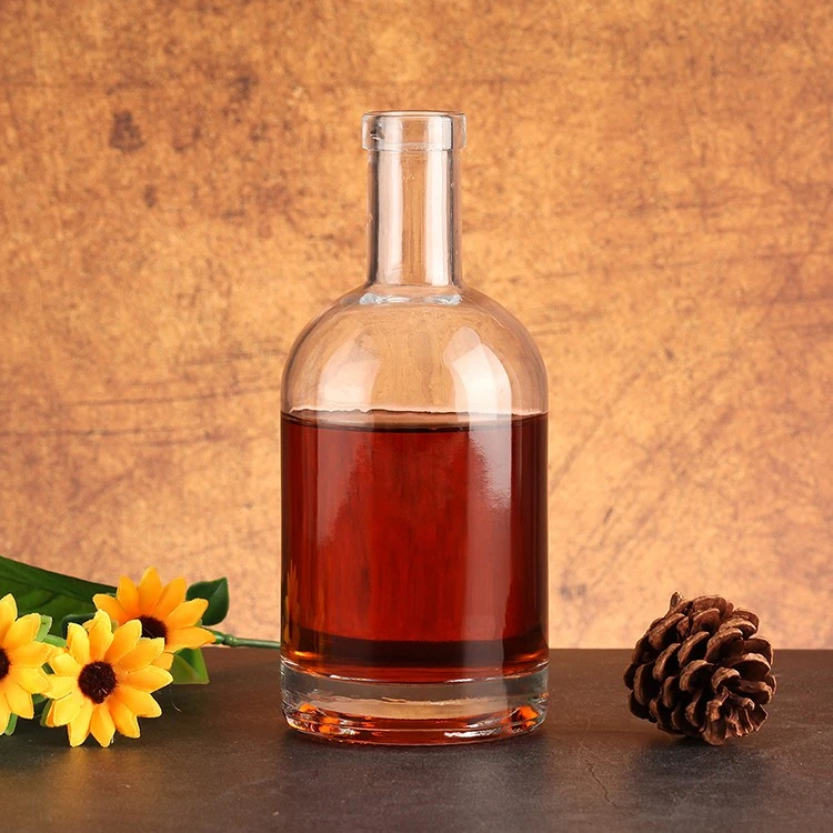 Cylindrical Empty Vodka Glass Bottle price