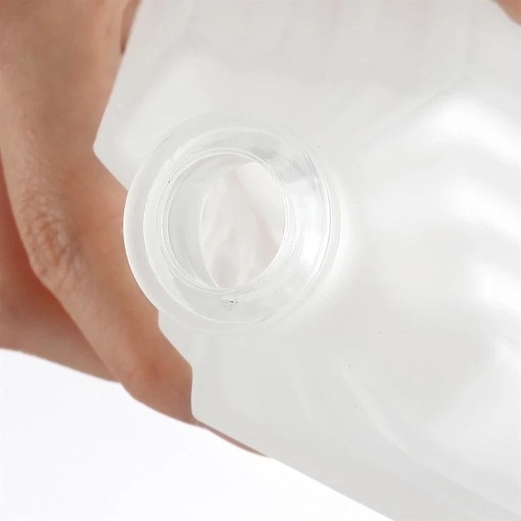 Frosted Brandy Drink Juice Flat Glass Bottle
