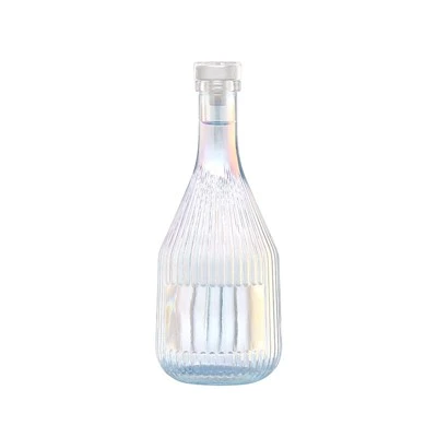 Fluted Luxury Spirit Glass Bottle