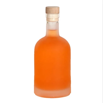 Small-capacity Portable Frosted Glass Bottle