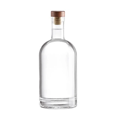 750ml Empty Liquor Bottles With Cork Lid