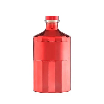 Red Color Round Whiskey Custom Design 500ML