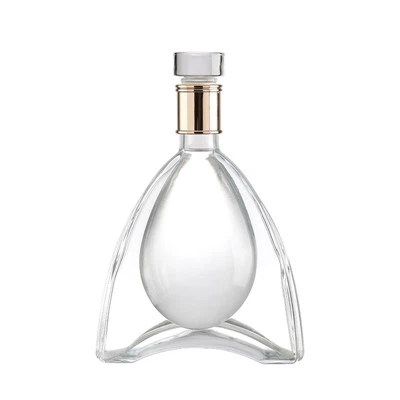 Double Wall Triangle Glass Bottle