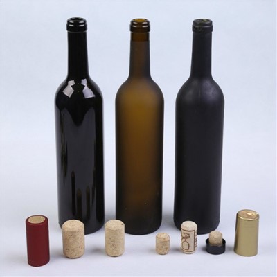 Amber Whiskey Bottle