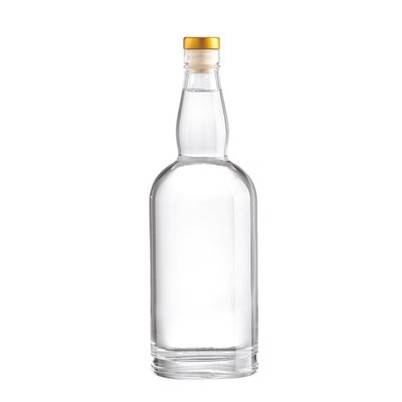 Crystal Clear Glass Bottle