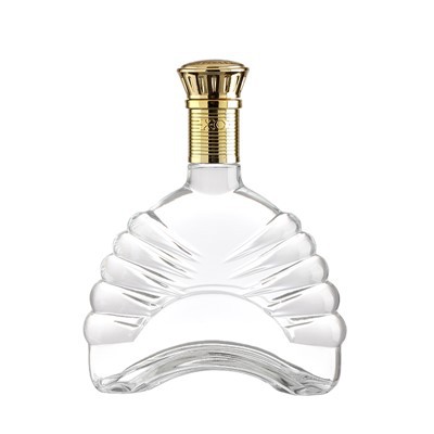 Flat Wine Whiskey Glass Bottles