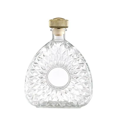 Liquor Wholesale 750ml Glass Bottle With Caps
