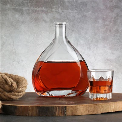 Hot Sale Peach Shape Glass Bottle